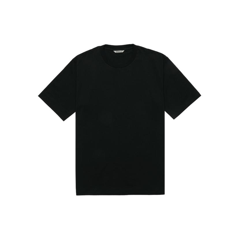 오라리 남성 러스터 플레이팅 티셔츠 블랙 A00SP02GT-BK