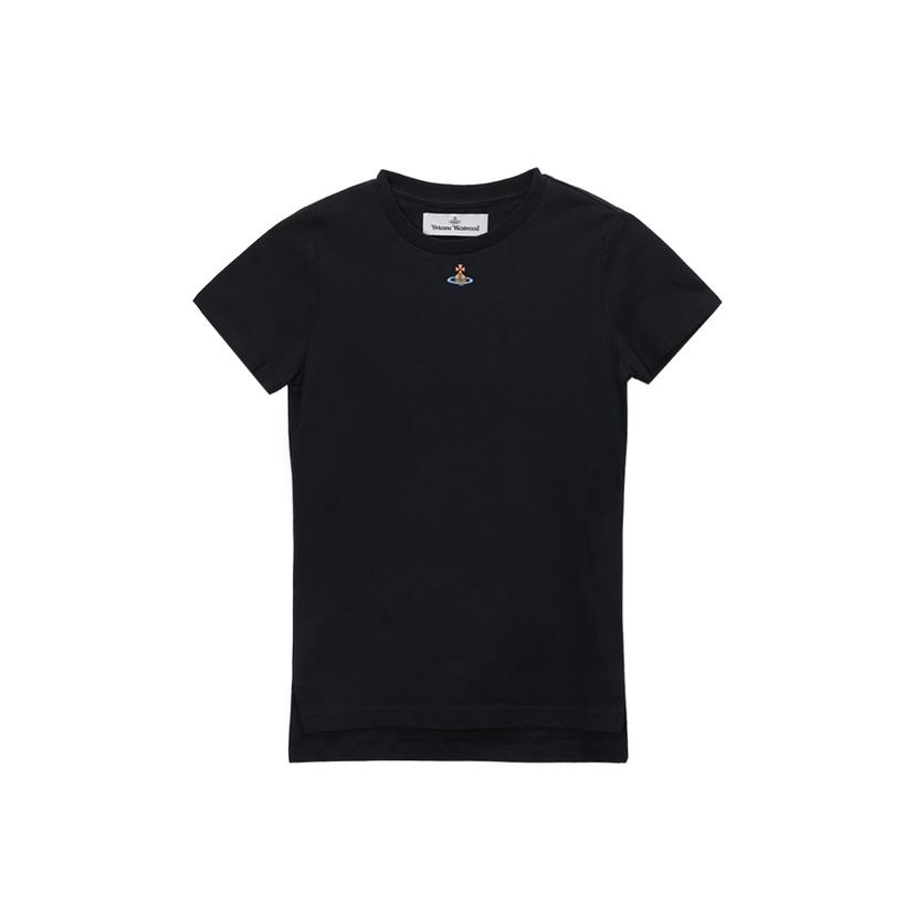 비비안웨스트우드 여성 ORB PERU 반팔 티셔츠 블랙 3G010017-J001M-N401