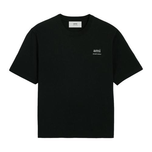 [국내배송] 아미 24S/S 로고 프린트 오가닉 코튼 반팔 티셔츠  UTS024