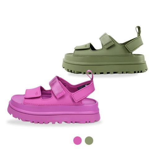 [라이크어스타] 24SS 어그 골든 글로우 플랫폼 샌들 5CM 1152685 OLIVE  FUCHSIA