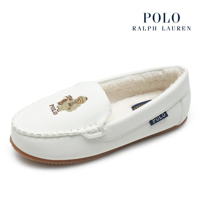 폴로(POLO) BEAR SLIPPER 모카신 (junior) RF104391PC-W